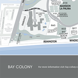bay colony map