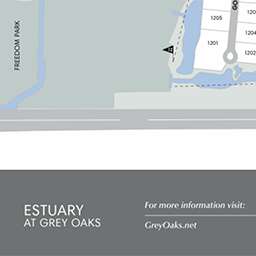 estuary at grey oaks map