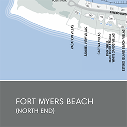 fort myers beach map