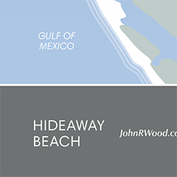 hideaway beach map