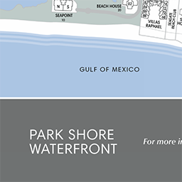 park shore waterfront map