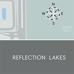 reflection lakes map