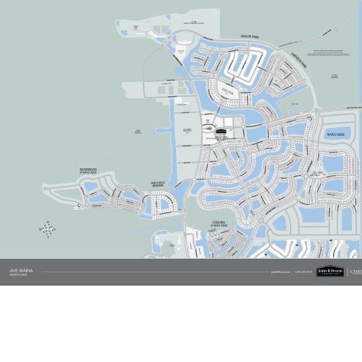 Map of Ave Maria FL North - 0 